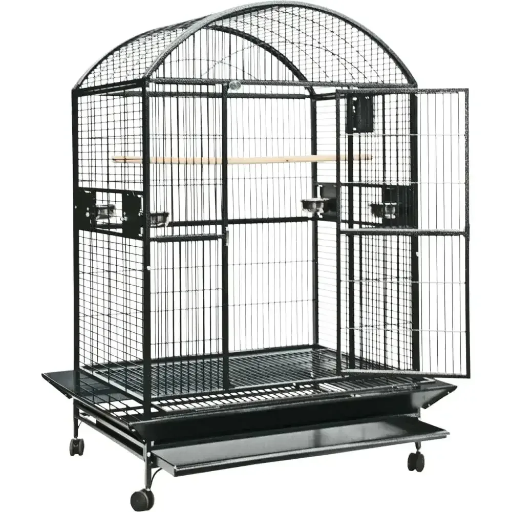 A&E Cage Company Dome Top Bird Cage with 1" Bar Spacing