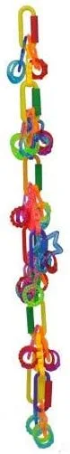AE Cage Company Happy Beaks Acrylic Rings, Stars and Rubber Things