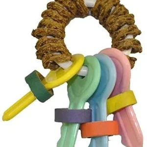 AE Cage Company Happy Beaks Beem Keys Bird Toy