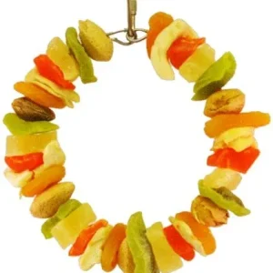 AE Cage Company Happy Beaks Deluxe Fruit Ring Tropical Delight
