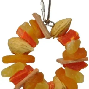 AE Cage Company Happy Beaks Fruit and Nut Ring Jr Tropical Delight