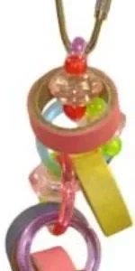 AE Cage Company Happy Beaks Keet Rings Bird Toy