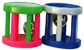 A&E Cage Company Happy Beaks Small Barrel Foot Toy