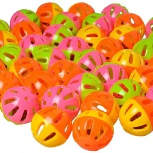 AE Cage Company Happy Beaks Small Round Rattle Ball Bird Toy