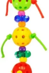AE Cage Company Happy Beaks Tres Huevos Bird Toy