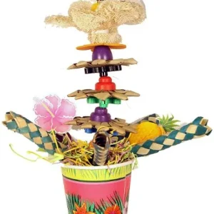 AE Cage Company Happy Beaks Tropical Punch Cocktail Bird Toy