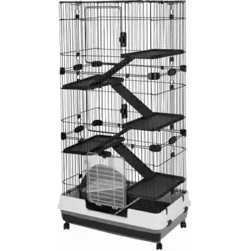 AE Cage Company Nibbles Deluxe 6 Level Small Animal Cage 32"L x 21"W x 60"H