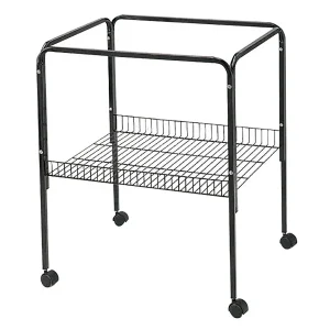 A&E Cage Universal Stand Black 2pk
