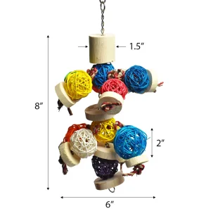 A&E Happy Beaks Ball Thing Bird Toy Extra Small