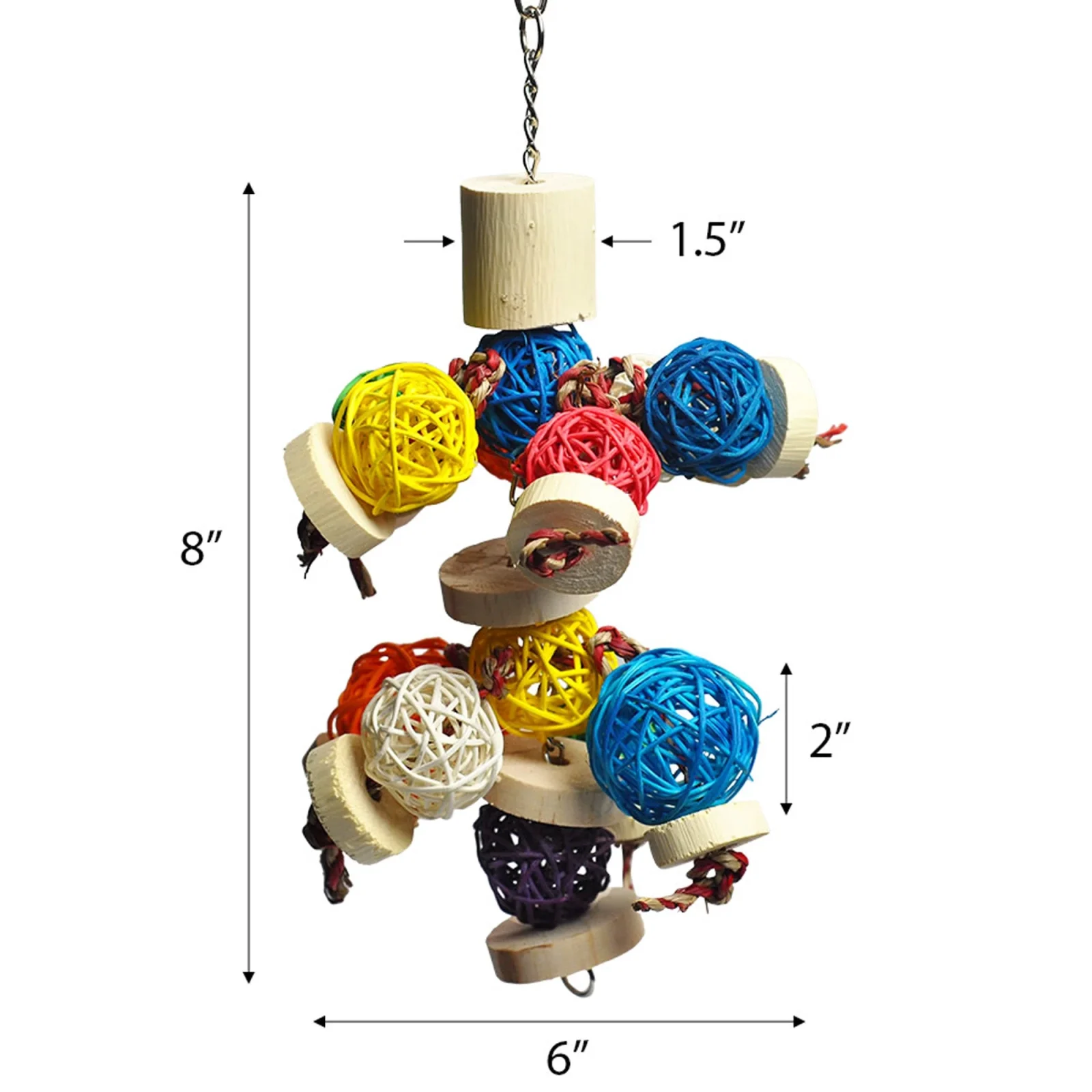 A&E Happy Beaks Ball Thing Bird Toy Extra Small