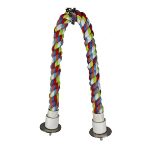 A&E Happy Beaks Cotton Cable Bird Perch 22in