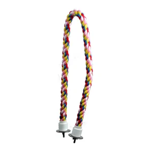 A&E Happy Beaks Cotton Cable Bird Perch 32inx