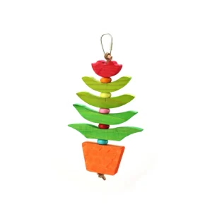 A&E Happy Beaks Flower Flutter Bird Toy