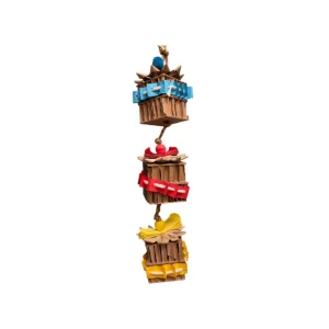 A&E Happy Beaks Present Shredder Bird Toy