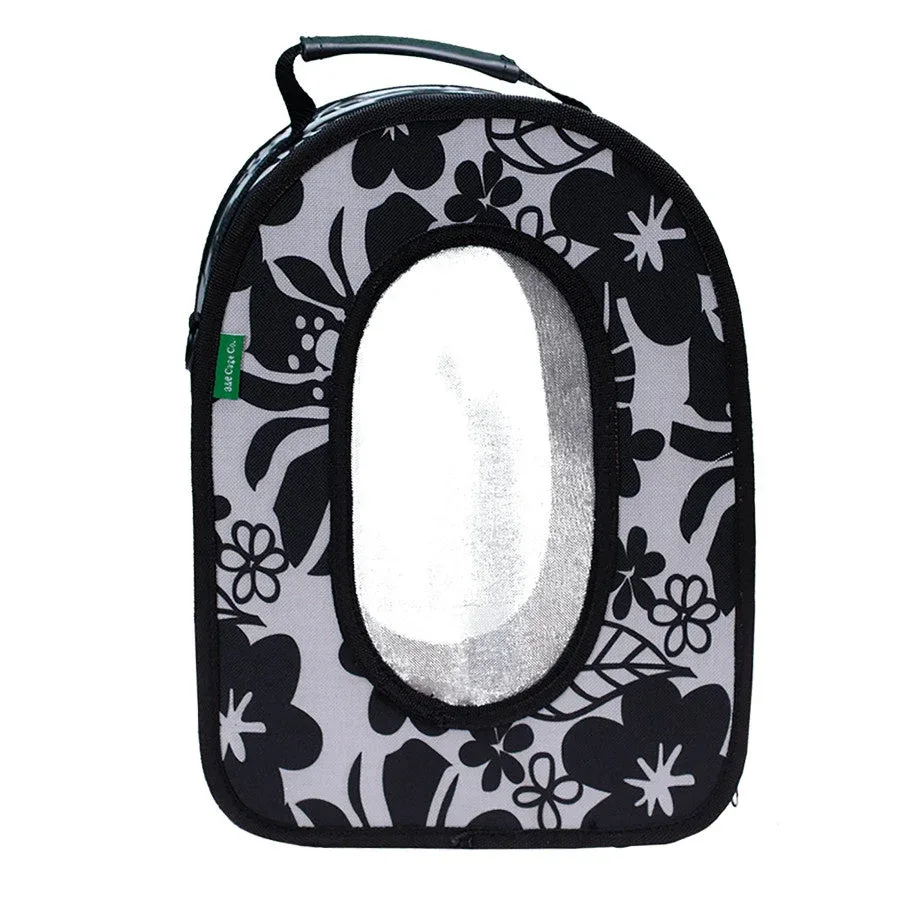 A&E Happy Beaks Soft Sided Bird Carrier Black Small