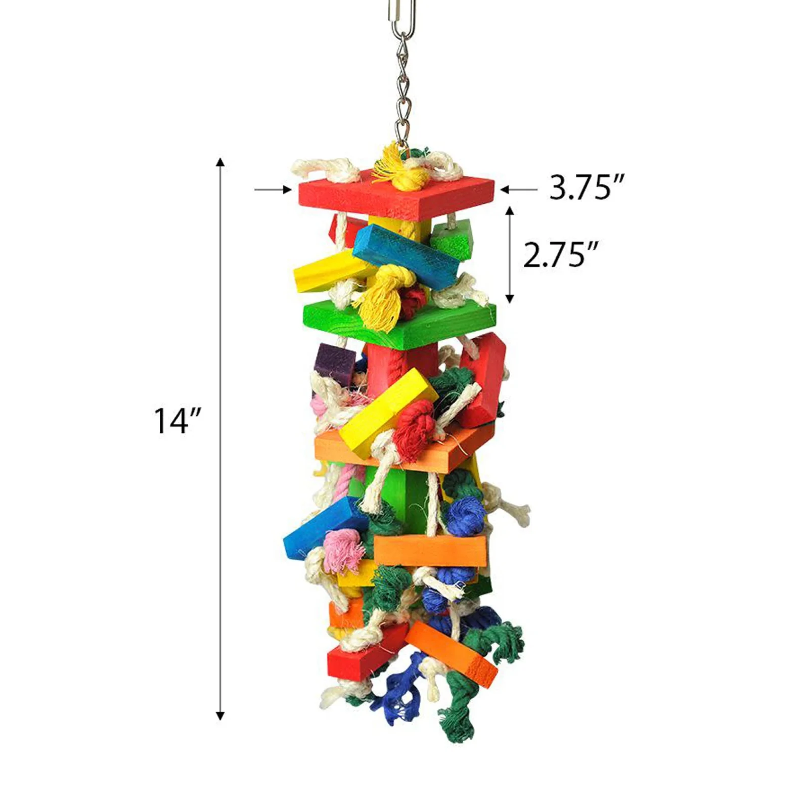 A&E Happy Beaks The Cluster Blocks Bird Toy Medium