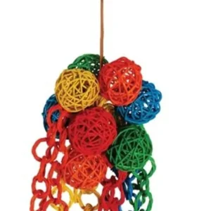 A&E Happy Beaks Vine Foraging Balls Bird Toy Medium