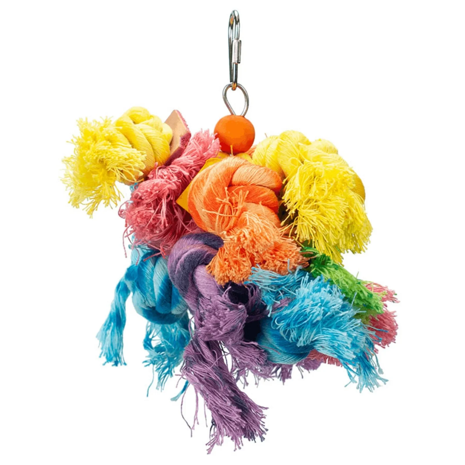 A&E Happy Beaks Wooly Monster Bird Toy Small