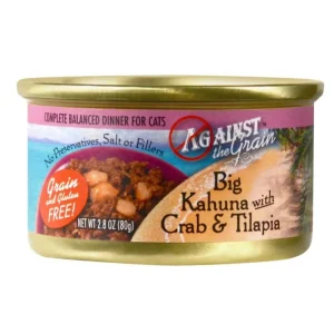 Against the Grain Big Kahuna With Crab & Tilapia Dinner Wet Cat Food 2.8 oz. 24 ct