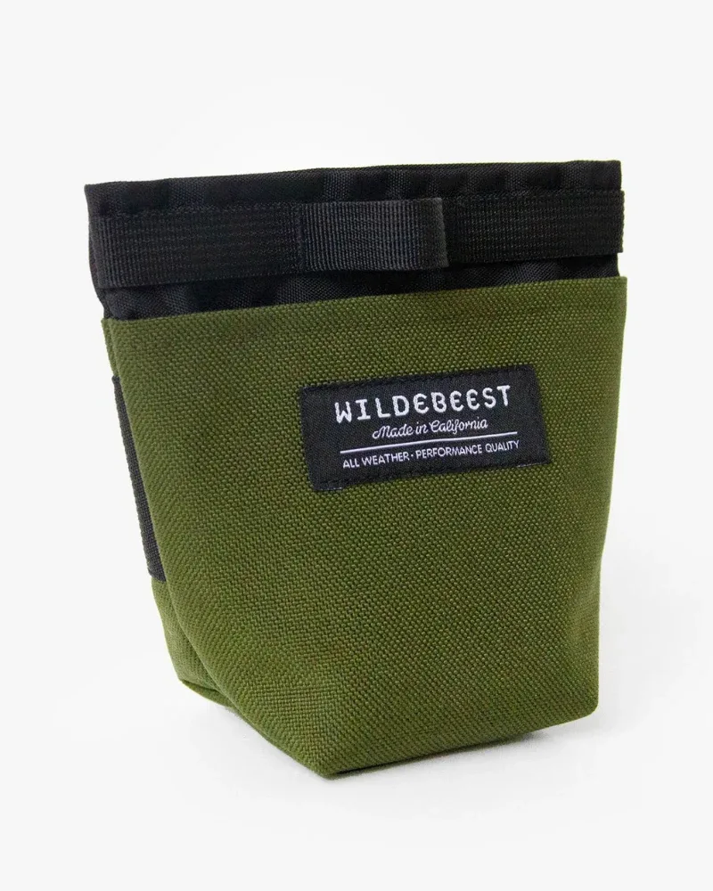 Alamo Dog Treat Pouch in Olive Green