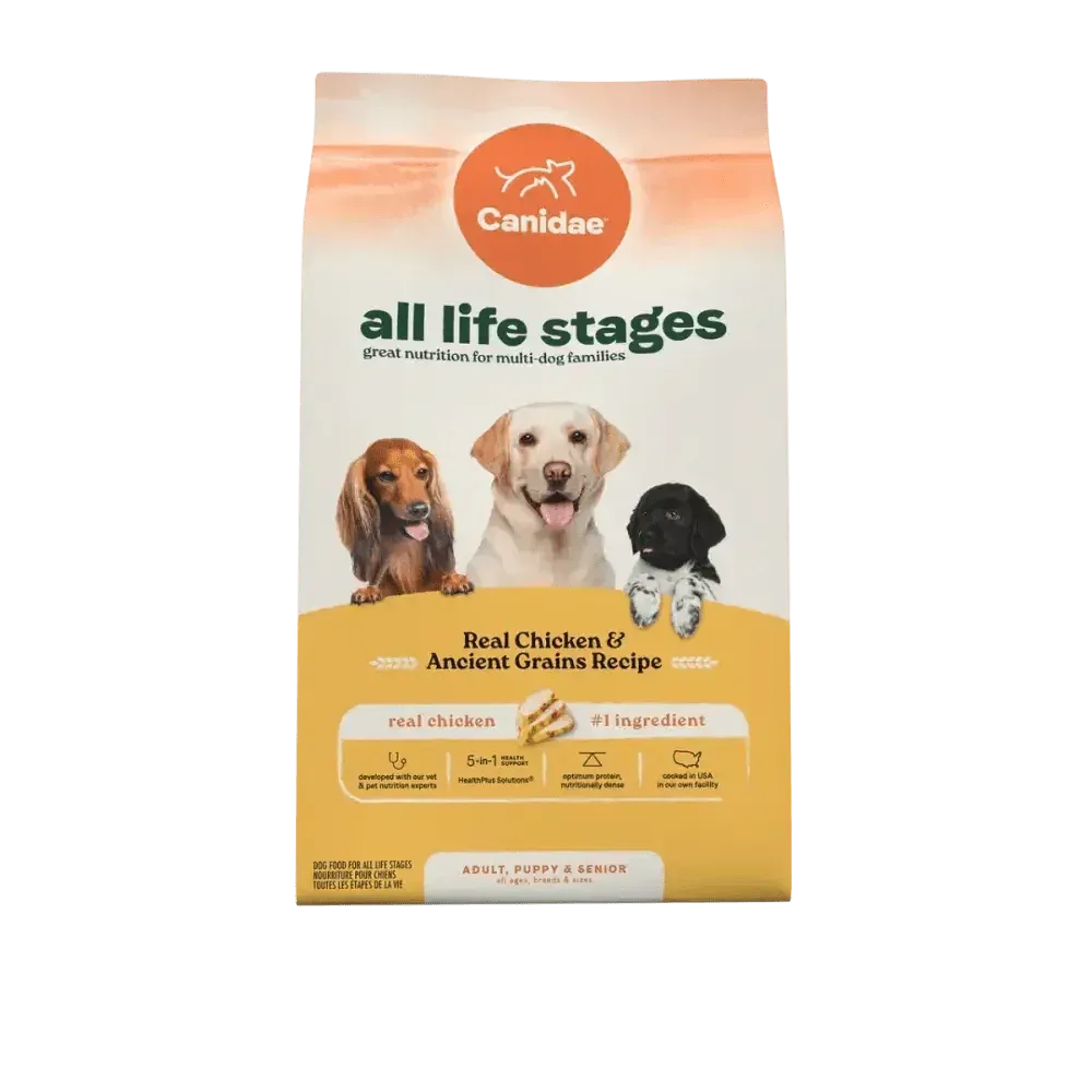 All Life Stages Dry Dog Food, Real Chicken & Ancient Grains Recipe