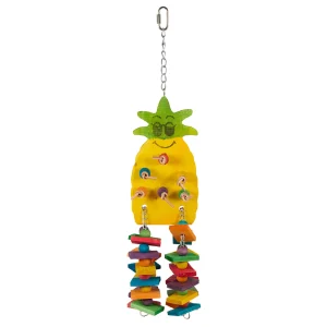 All Living Things® Pineapple Chew Bird Toy - Chew Toy for Large Pet Birds