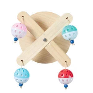 All Living Things® Spinner Bird Toy with Cage Attachment - Exercise Bird Toy