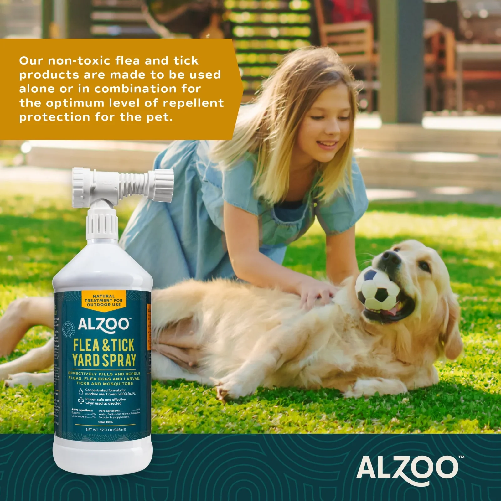 Alzoo Plant-Based Yard Spray 32oz. - Image 2