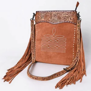 American Darling Boot Stitch/Tooled Crossbody