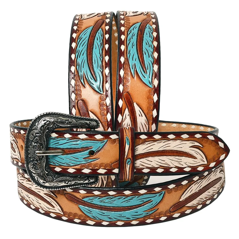 American Darling Floral Tooled Belt