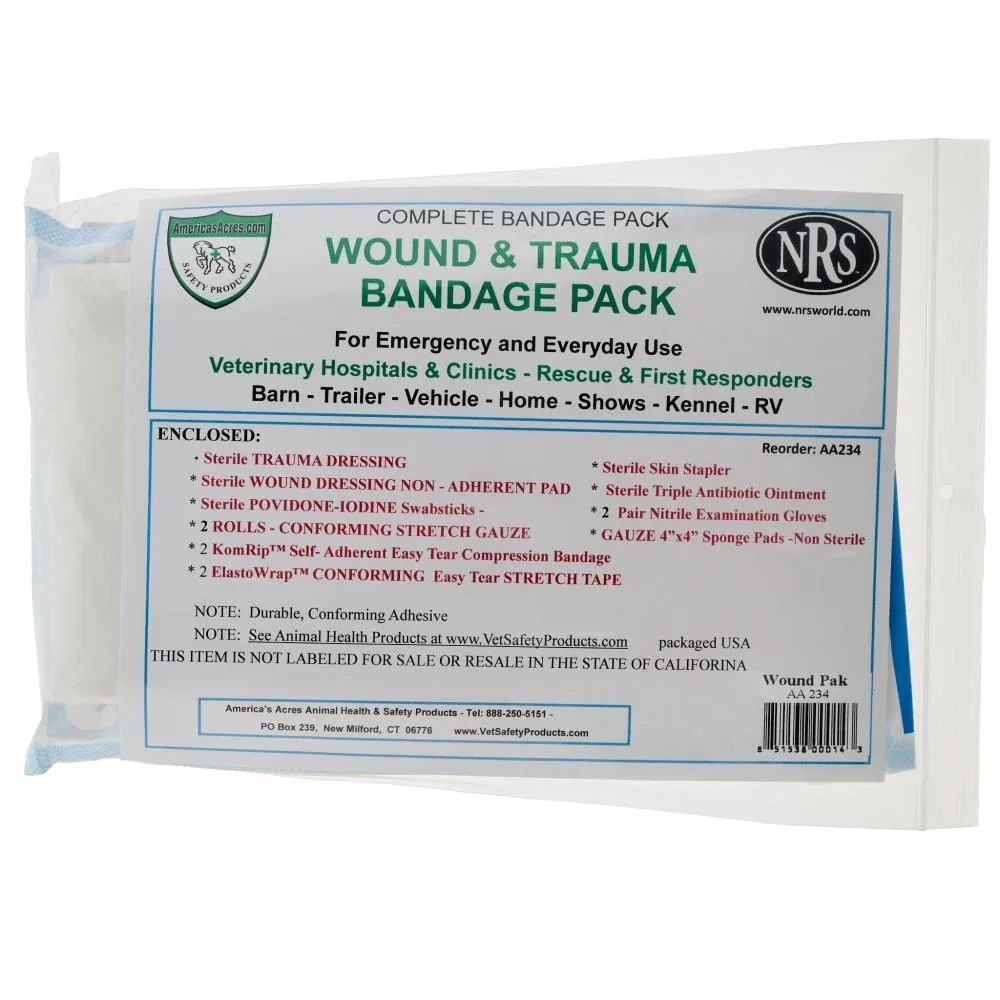 Americas Acres Wound and Trauma Bandage Pack
