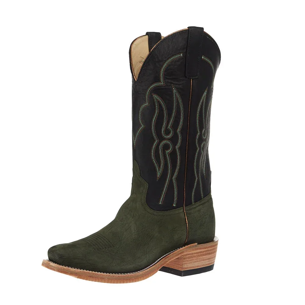 Anderson Bean Men's Ride Ready Moss Nubuck Poseidon 13in Black Remuda Top