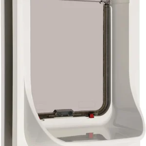 Ani Mate Electromagnetic Door White/Clear 1ea/SMall Dog/Large Cat