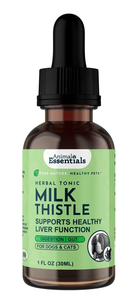 Animal Essentials Milk Thistle Extract for Cats and Dogs 1 Oz