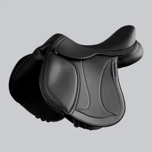Antibes Synthetic Jump Saddle Black