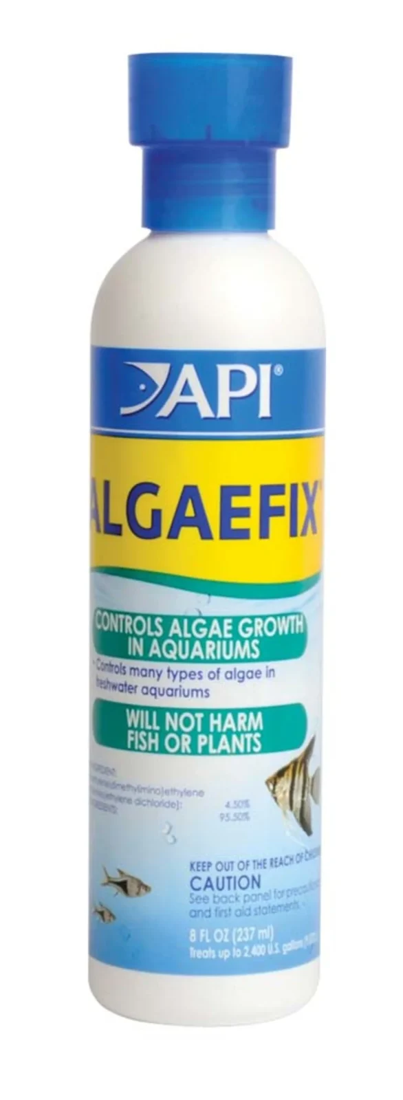 API AlgaeFix Freshwater Aquarium Algaecide 1ea/8 fl oz.