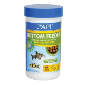 API Bottom Feeder Premium Shrimp Sinking Pellets Fish Food 1ea/1.5 oz.