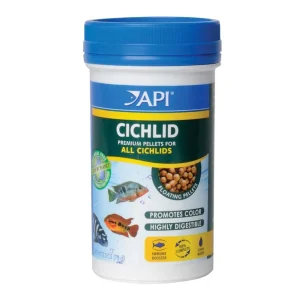 API Cichlid Premium Floating Pellets Fish Food 1ea/2.5 oz.