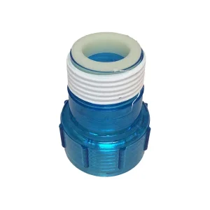 Aqua Ultraviolet Quartz Cap Clear Blue w/ Ring