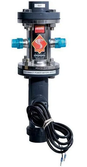 Aqua Ultraviolet VIPER 400W UV Sterilizer, Stainless Steel Housing, 2" Outlets, With Flow Switch, 220V
