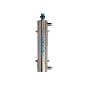 Aqua UV Stainless Steel 25 watt UV Sterilizer, 2" Outlets by Aqua Ultraviolet