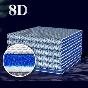 Aquarium 8D Sponge Fish Pond Tank Filter Cotton Pad 8 Layers Cleaning Purifier Water Purification Accessories