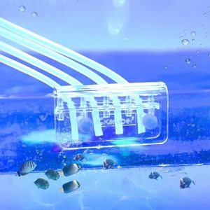 Aquarium Soft Hose Fixture Holder Dosing Pump Air Reef Tank 5 Tube Buret Rack Pipe Hanger Clamp Bracket Mount