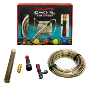 Aquatop EZ Vac-N-Fill Water Change Kit With Brass Fittings 1ea/25 ft