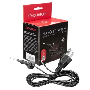 Aquatop NOVOLT Titanium Aquarium Grounding Probe Black, 1ea