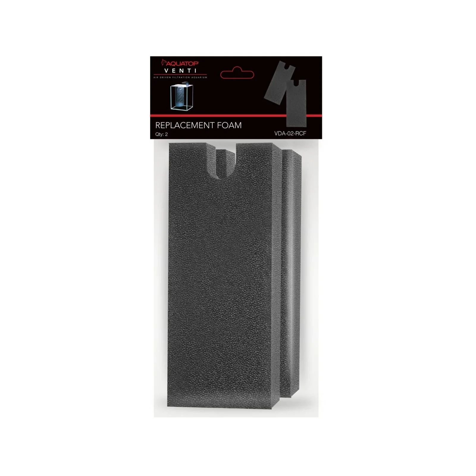 Aquatop Replacement Foam for Venti Desktop Aquarium 2pk