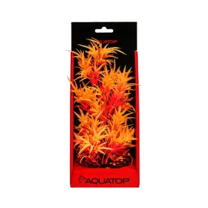 Aquatop Vibrant Fluorescent Cannabis Plant Tangerine 10in
