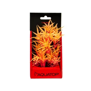 Aquatop Vibrant Fluorescent Cannabis Plant Tangerine 6in