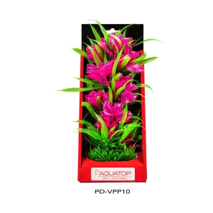 Aquatop Vibrant Passion Plant Pink 10in