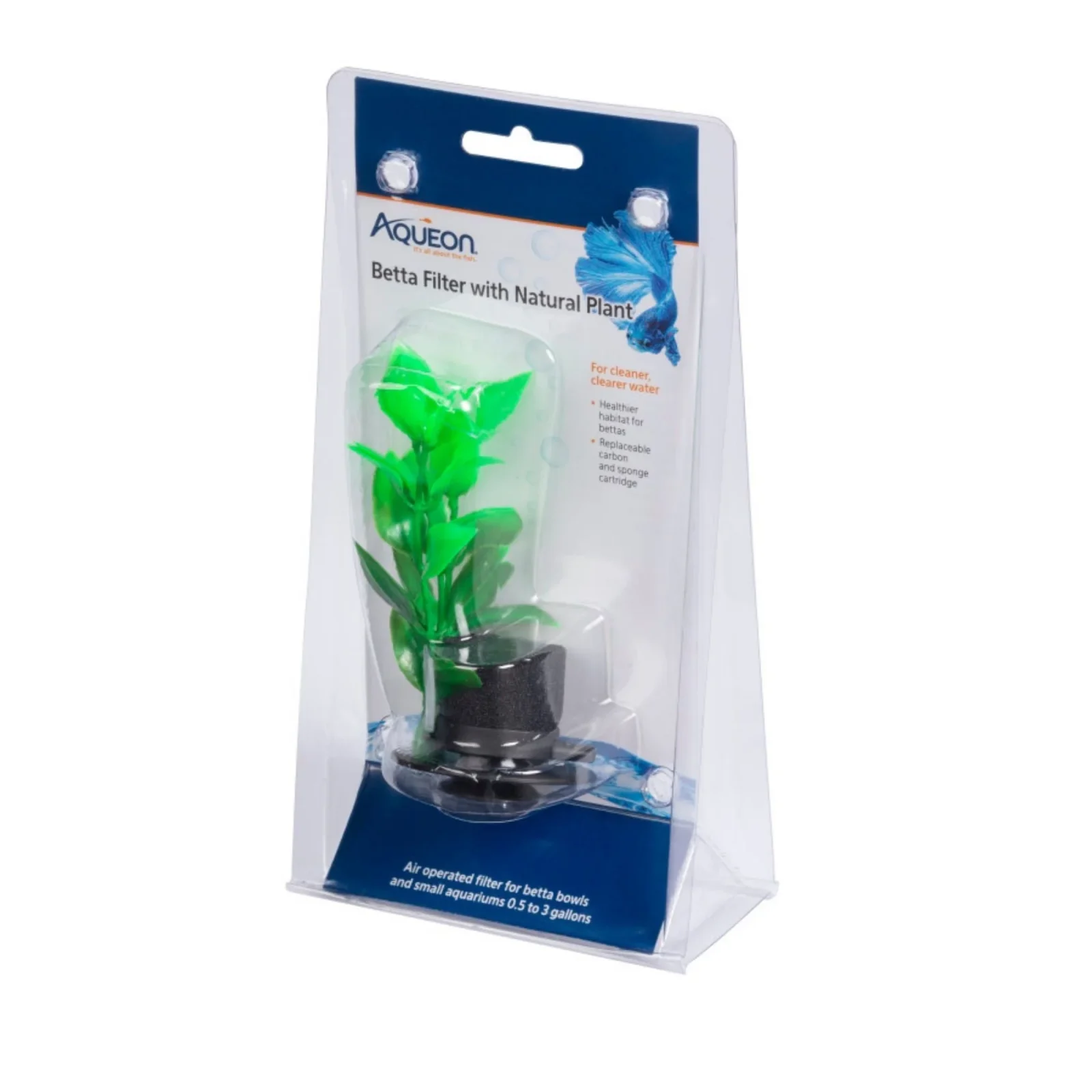 Aqueon Betta Filters Natural Plant, 1ea/One Size